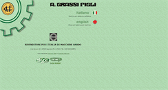 Desktop Screenshot of grassi-figli.it